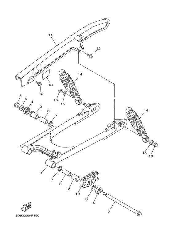 Rear arm & suspension