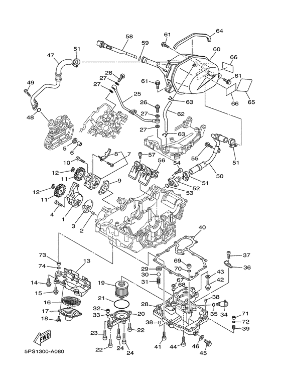 TDM900 Масляный насос