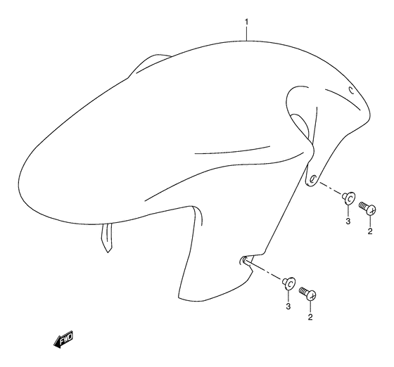 TL1000 Переднее крыло
