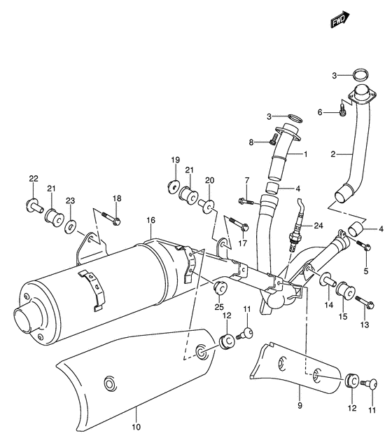 Muffler comp