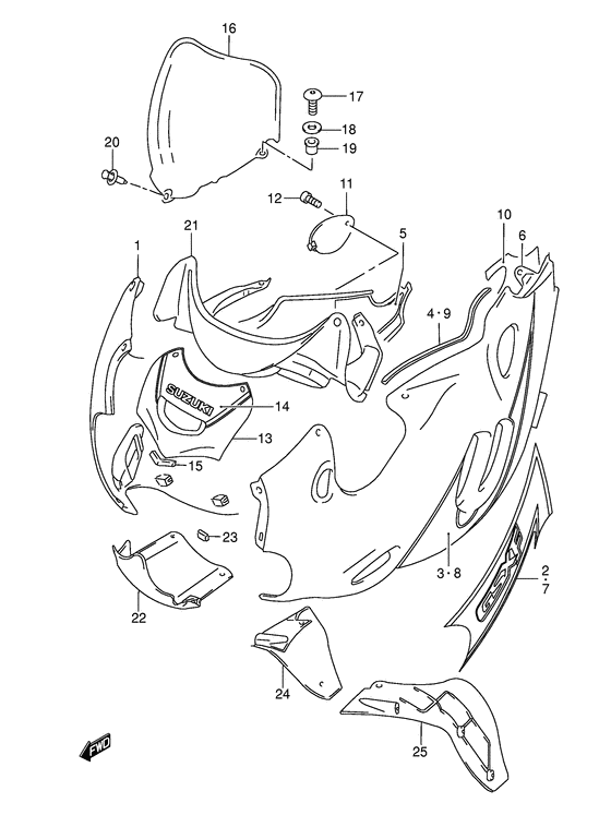 Cowling body