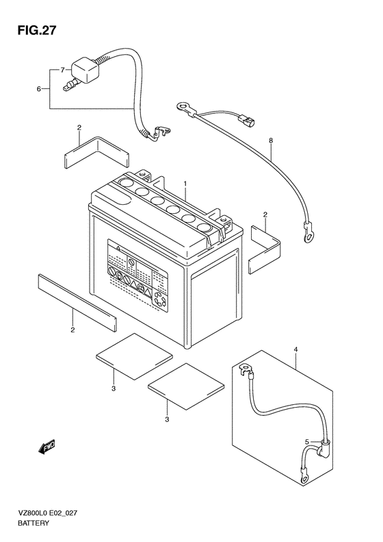 VZ800 Аккумулятор