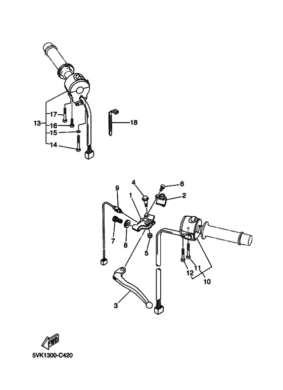 Handle switch & lever