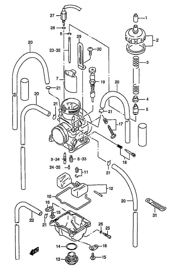 Carburetor assy