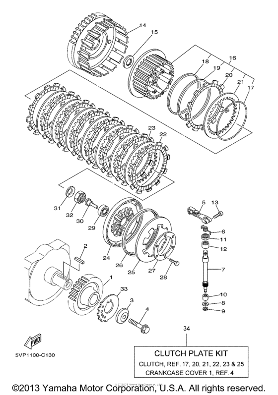 XV17ATTC Сцепление