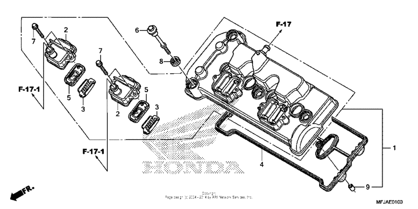 CBR600RR (ABS) Крышка головки цилиндров