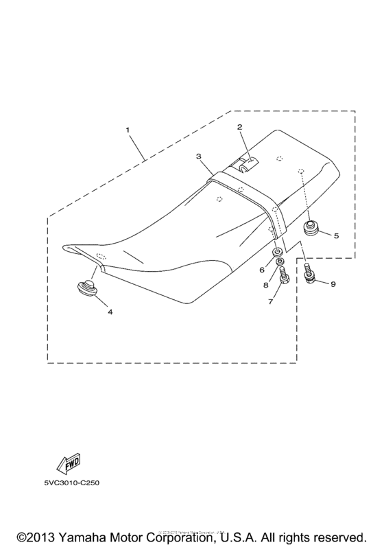 TW200XC Сиденье