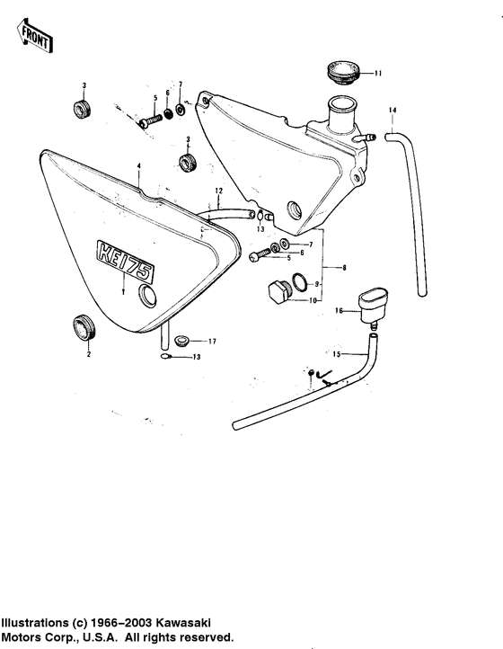 Side cover/oil tank