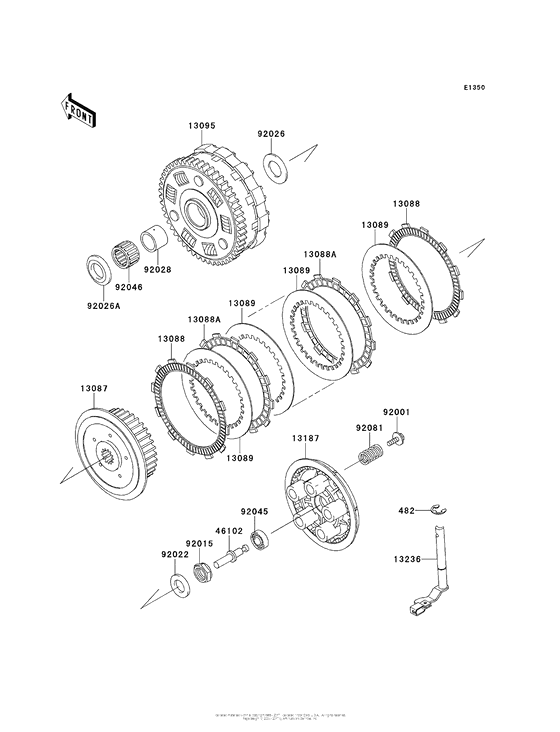 VN900 Сцепление