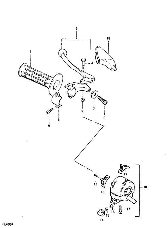 Lh handle grip
