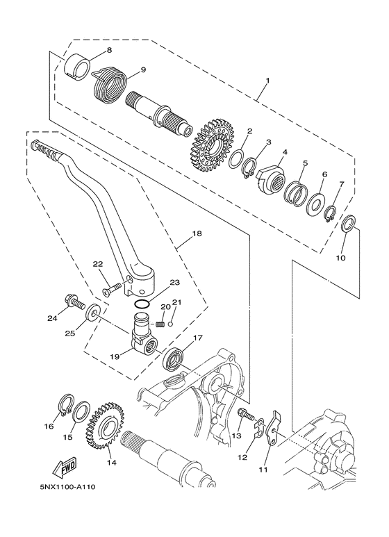 YZ250 Стартер