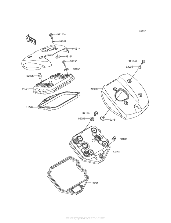 VN900 Крышка головки цилиндров