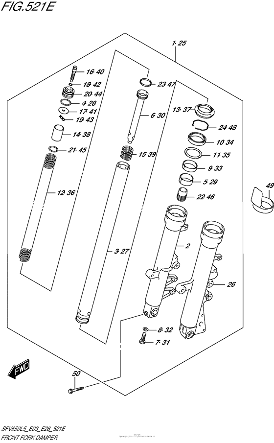 Front Fork Damper (Sfv650Al5 E33)