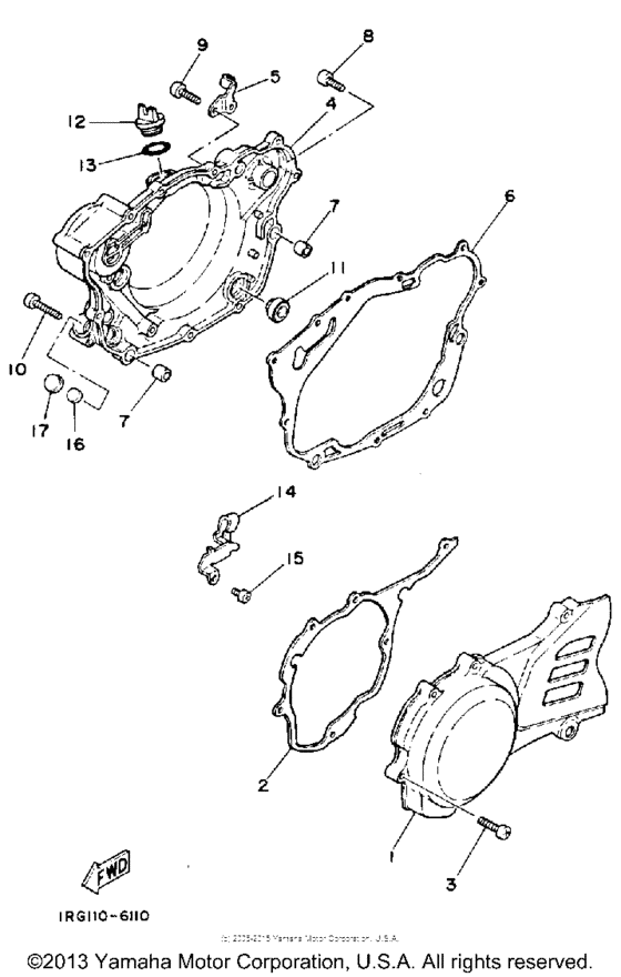 TT350S Боковые крышки