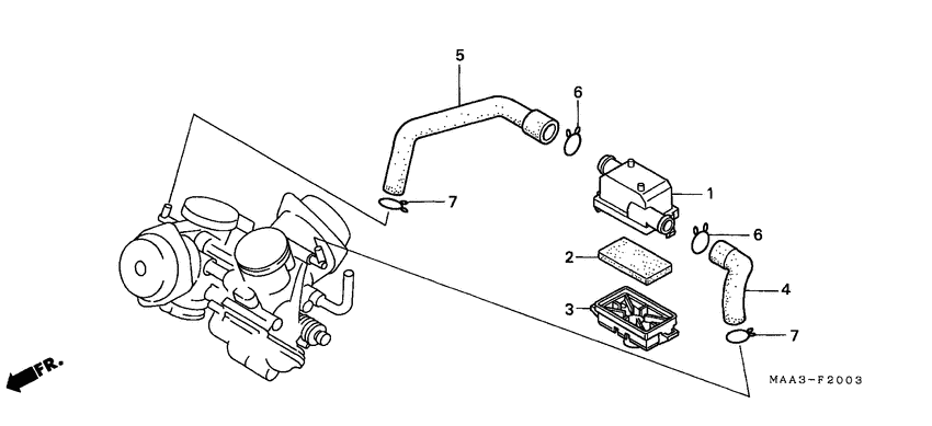 VT1100C2 Фильтр картерных газов