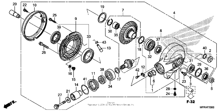 VT1300CS (ABS) Редуктор