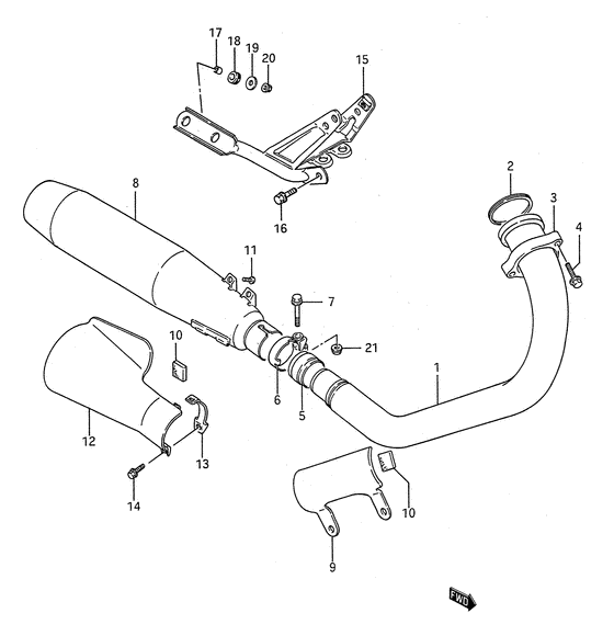 Muffler comp