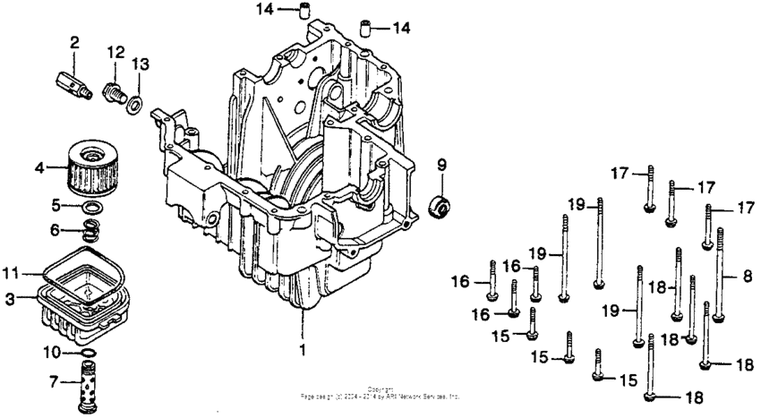 Lower crankcase