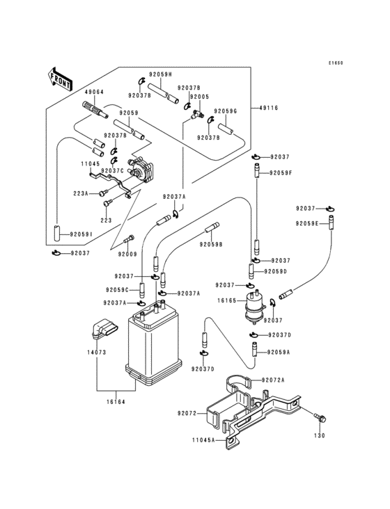Fuel evaporative system(1/2)