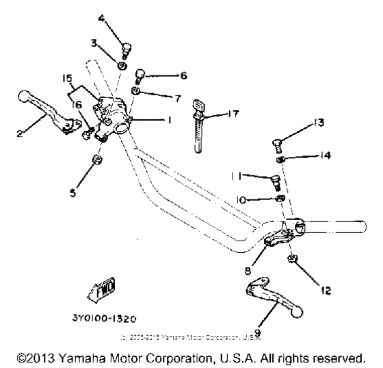 Handle switch - lever