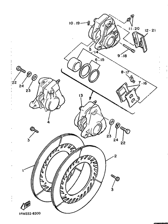 Vorderradbremssattel