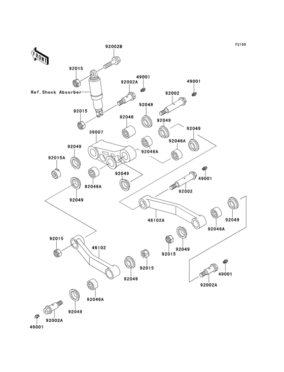 ZG1000 Задняя подвеска