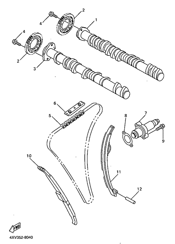 YZF-R1 Camshaft. chain
