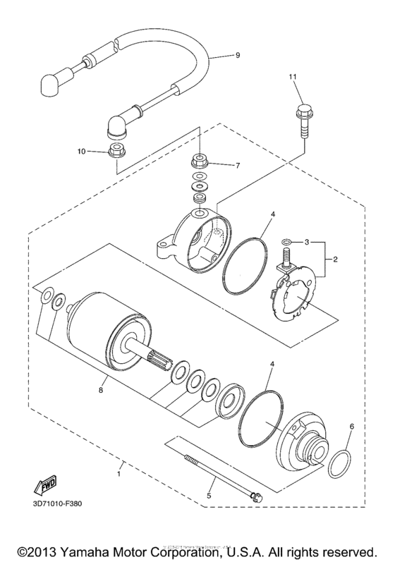 WR25RXCL Стартер