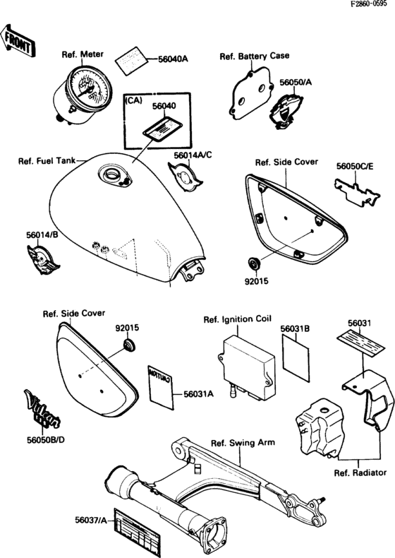 VN1500 Лейбл предостережения
