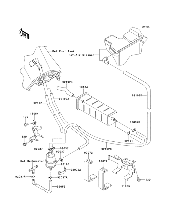 KL650 Fuel evaporative system(e9f / eaf)