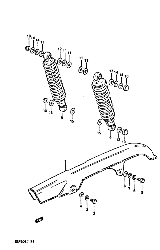 Chain case - shock absorber