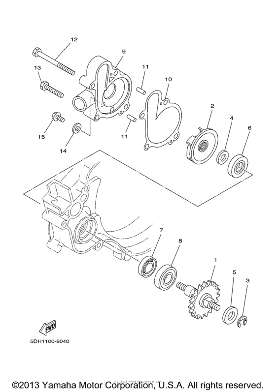 YZ125M1 Водяной насос