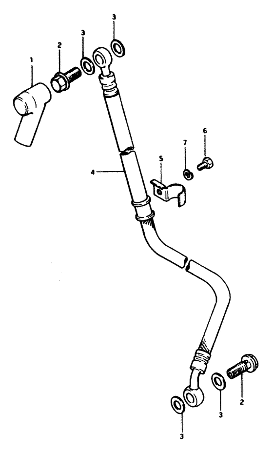 ZR50 Передние тормозные трубки