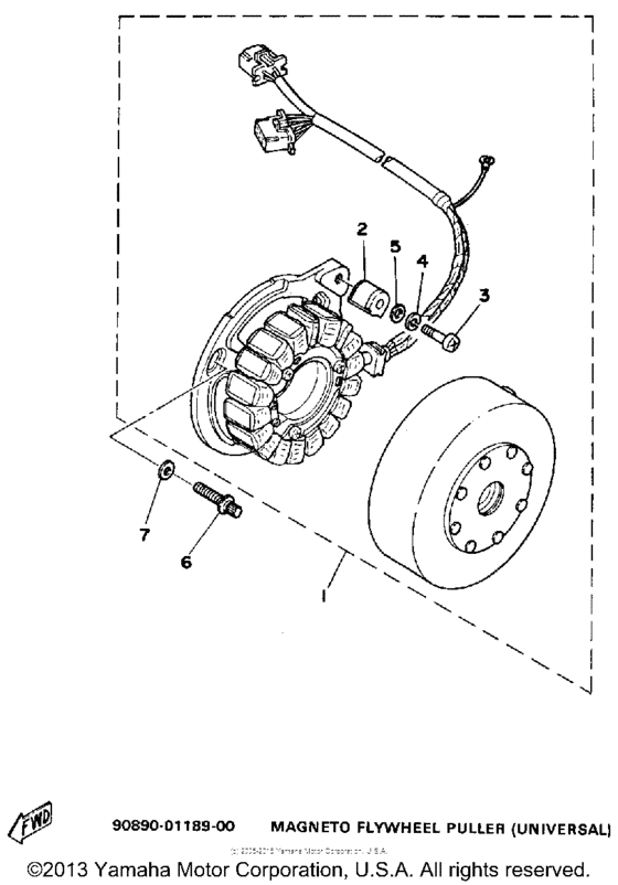 SR500F A - c - magneto