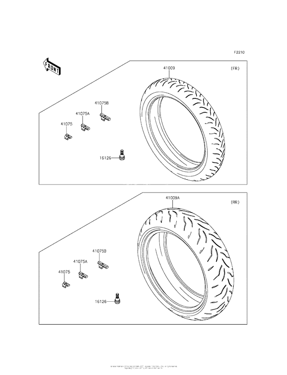 ZX1000 Покрышки