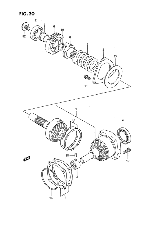 Secondary drive gear