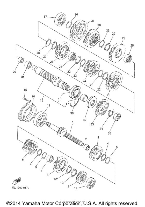 YZF-R1 Трансмиссия