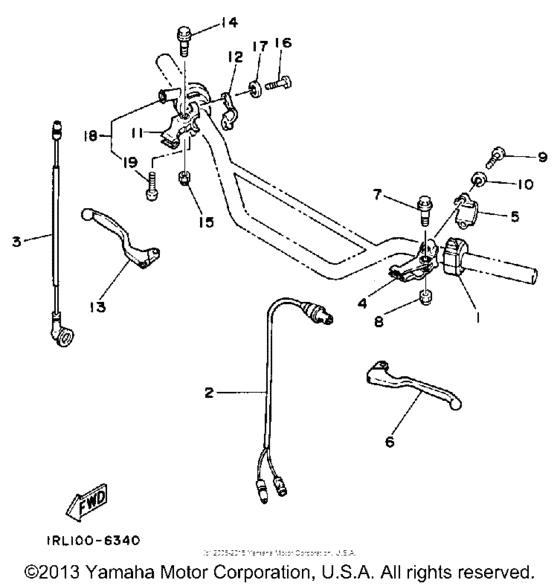 Handleswitch lever