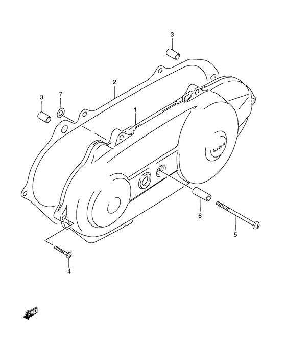 Crankcase lh cover