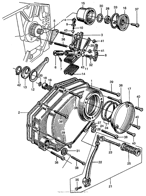 Oil pump + right crankcase cover