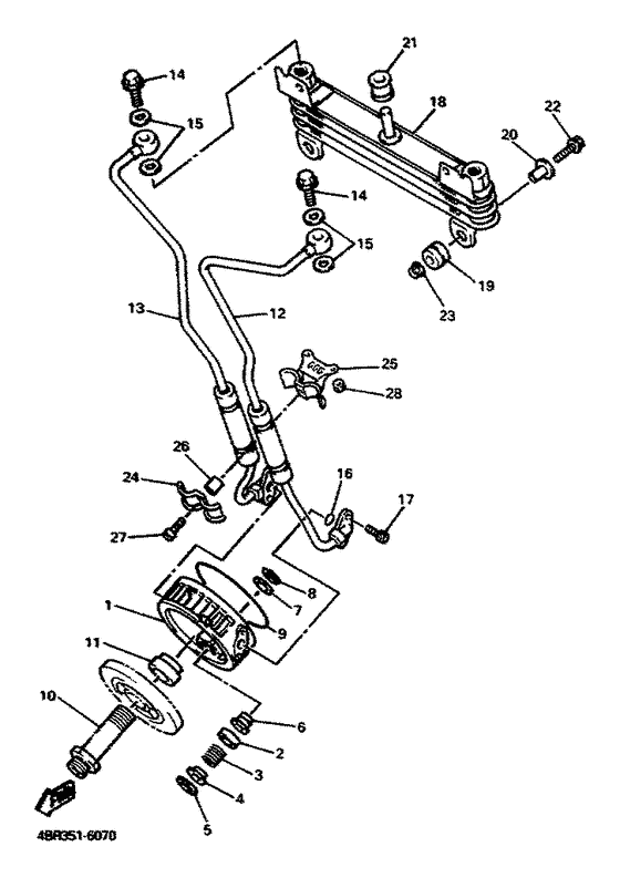 XJ600S Масляный картер