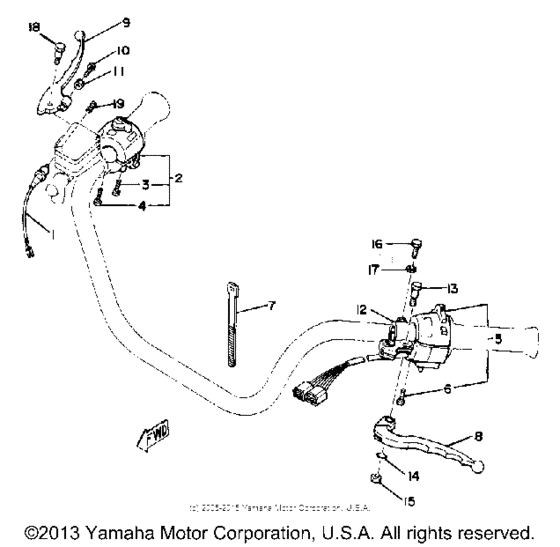 Handle switch-lever
