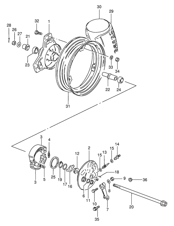 Transom + tube