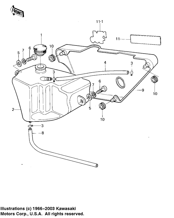 Side cover/oil tank