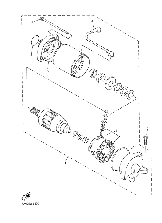 YZF-R1 Стартер