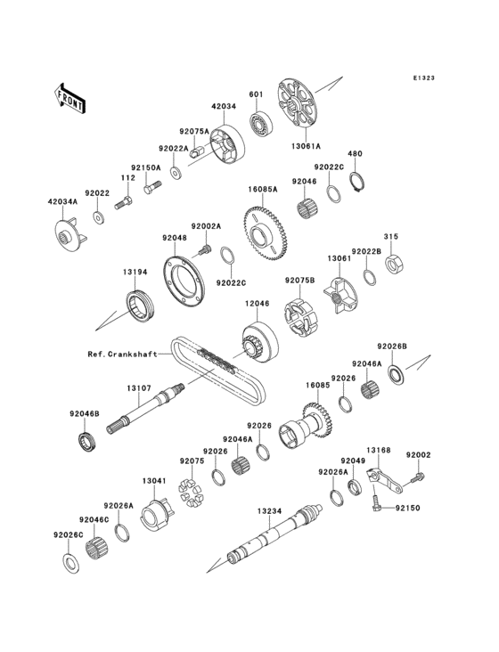 ZG1000 Валансирный вал
