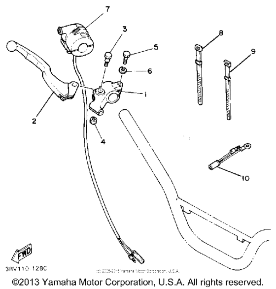 Handle switch - lever