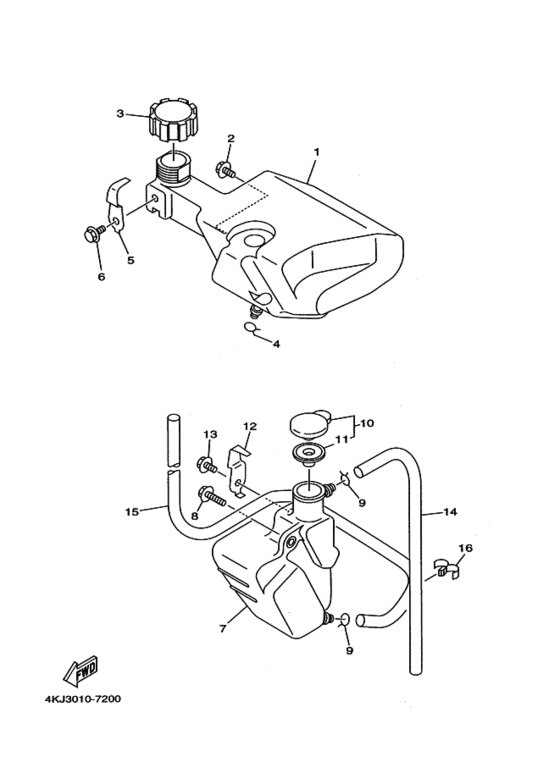 Oil tank assy