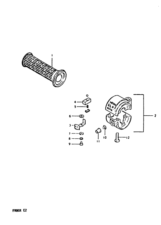Lh grip - handle switch