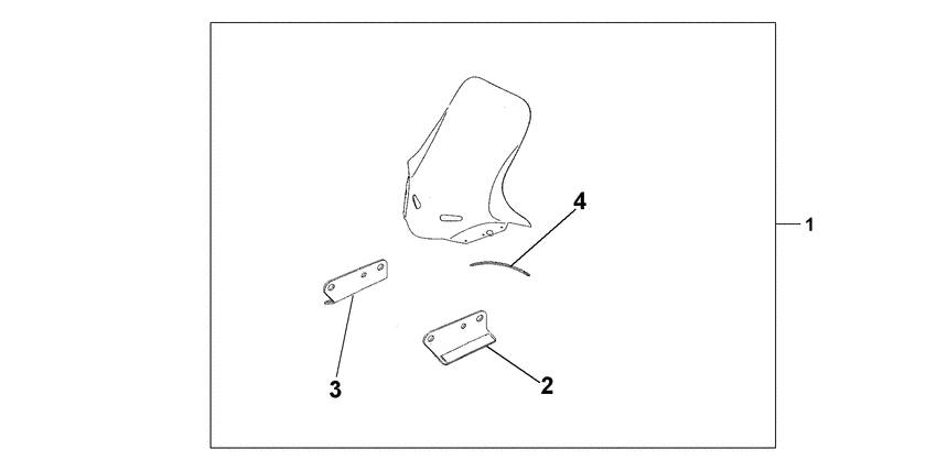 NSS250EX Ветровое стекло